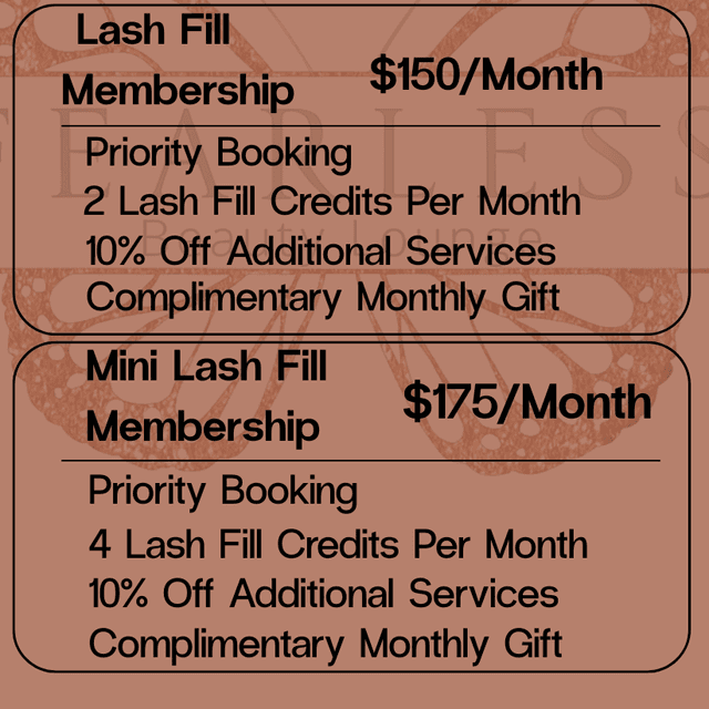 Classic Mini  LASH FILL MEMBERSHIP at Fearless Beauty Lounge in Norman, OK